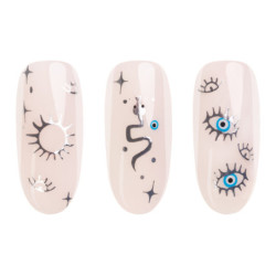 Adesivi per unghie - Boho Silver